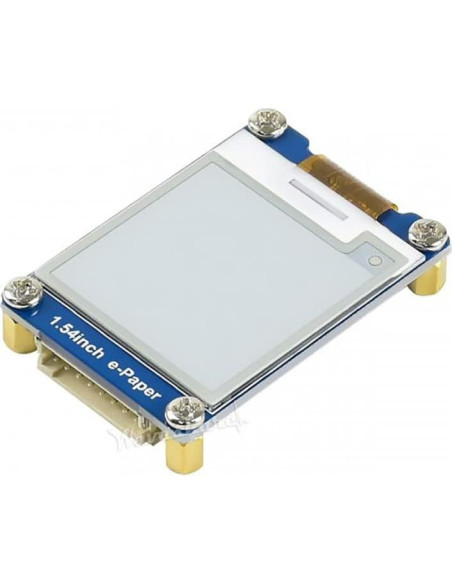 Pantalla E-Ink Waveshare 1.54" 200x200 SPI para Raspberry Pi Pantalla E-Ink Waveshare 1.54" 200x200 SPI para Raspberry Pi