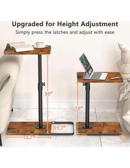 Mesa de bandeja ajustable Dataroad Selead BZ001 - Negro