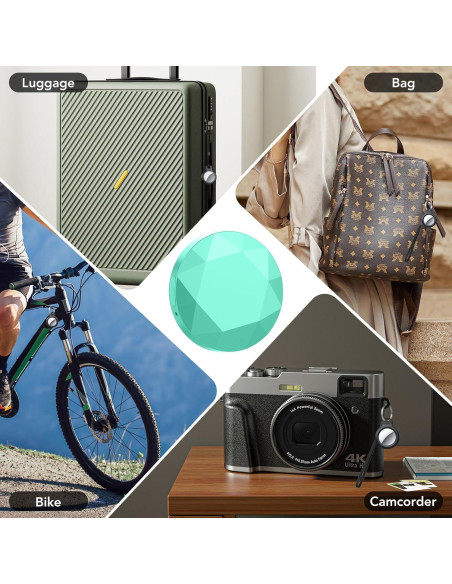 Etiquetas Air Tracker QCOQ Paquete de 4 Bluetooth 5.3