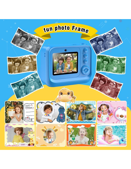 Cámara Instantánea para Niños Z12 1080P HD con Impresora