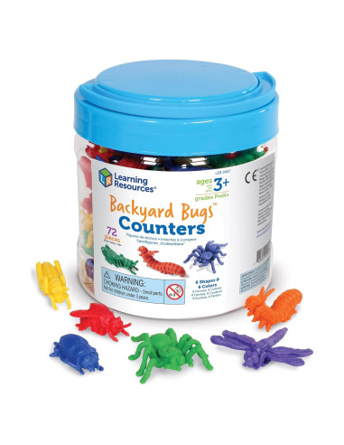 Contadores de Insectos Learning Resources - 72 Piezas para Niños