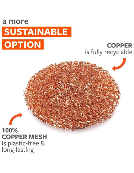 Esponjas de Cobre Full Circle - Juego de 3 Unidades