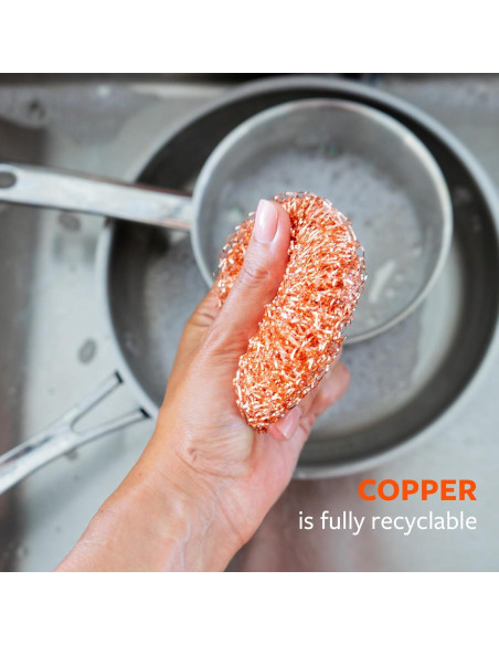 Esponjas de Cobre Full Circle - Juego de 3 Unidades