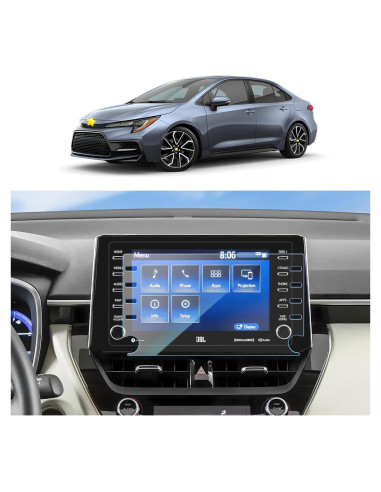Protector de Pantalla SKTU Toyota Corolla 2019-2022 8" Vidrio Templado