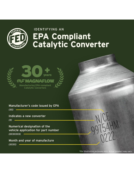 Convertidor Catalítico MagnaFlow 49470 para Toyota Yaris 2007-2011