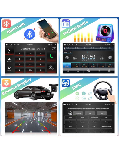 Radio Android Roinvou 10.1" para Toyota RAV4 2006-2012 6G+128G