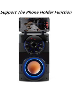 Altavoz Bluetooth Portátil TAMPROAD S37 11W con Subwoofer 2