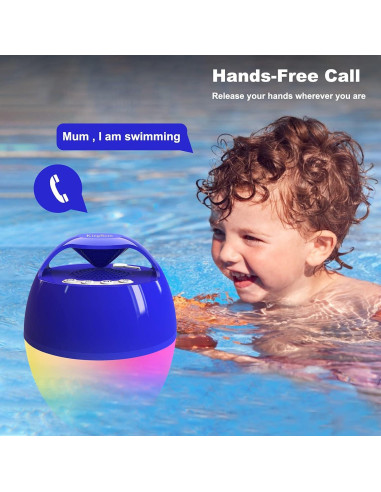 Altavoz Flotante Bluetooth KingSom CT602 IP68 6W Colorido