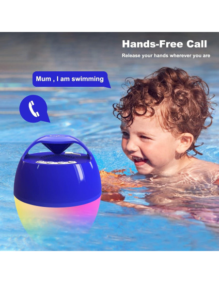 Altavoz Flotante Bluetooth KingSom CT602 IP68 6W Colorido