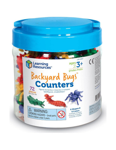 Contadores de Insectos Learning Resources - 72 Piezas para Niños