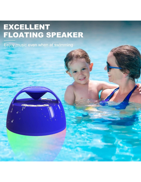 Altavoz Flotante Bluetooth KingSom CT602 IP68 6W Colorido