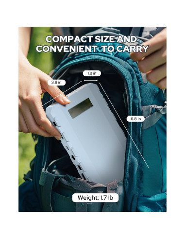 Cargador Portátil SinKeu 24000mAh 88.8Wh Salida AC USB-C