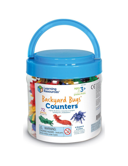 Contadores de Insectos Learning Resources - 72 Piezas para Niños