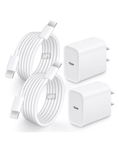 Cargador Rápido 20W Tipo C con Cable USB C 6FT para iPhone