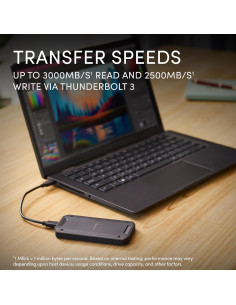 SanDisk Professional PRO-G40 SSD 4TB - Resistente IP68, Thunderbolt 3 2