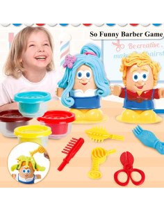 Juego de Masa de Color GOVOY para Cortar Cabello - 200g 2