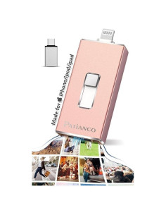 Photo Stick USB 512GB Patianco para iPhone y iPad Rosa