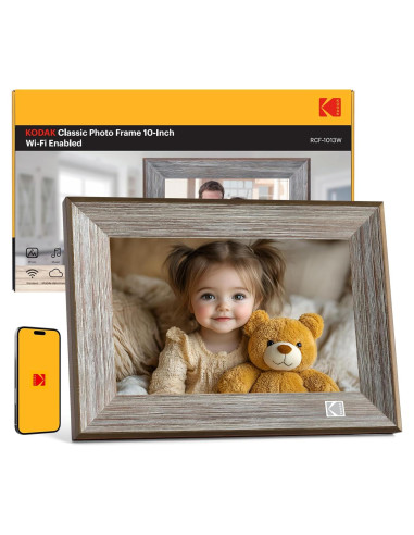KODAK Marco de Fotos Digital 10.1" Madera WiFi 32GB HD