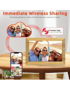 Marco de Fotos Digital FIVAHIVA 10.1" WiFi 32GB HD IPS 2