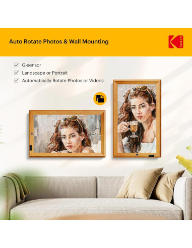 KODAK Marco Digital WiFi 17.3" FHD 1920x1080 32GB Madera