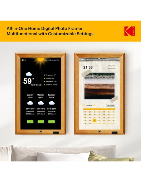 KODAK Marco Digital WiFi 17.3" FHD 1920x1080 32GB Madera KODAK Marco Digital WiFi 17.3" FHD 1920x1080 32GB Madera