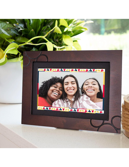 Marco de Fotos Digital WiFi Disney Mickey Mouse 10" Madera