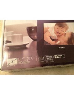 Marco de Fotos Digital Sony DPF-D810 20.32 cm LED 2