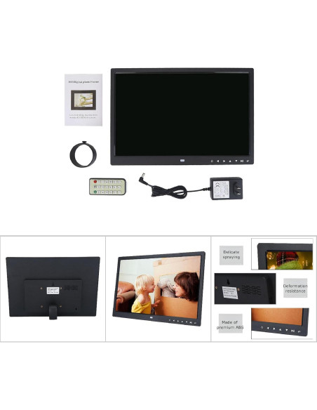Marco de Fotos Digital DAUERHAFT 15" HD Reproductor MP3/MP4