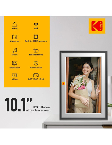 KODAK Marco de Fotos Digital 10.1" WiFi 32GB Pantalla HD