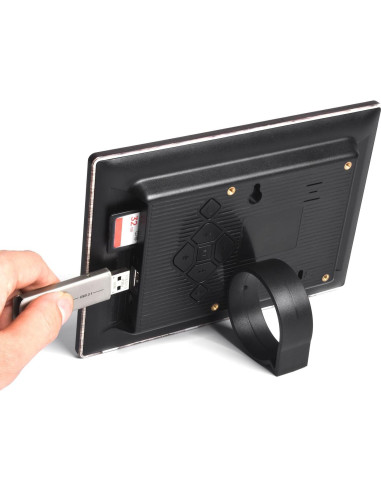 Marco Digital KODAK de Madera 18 cm Pantalla IPS HD 1024x600