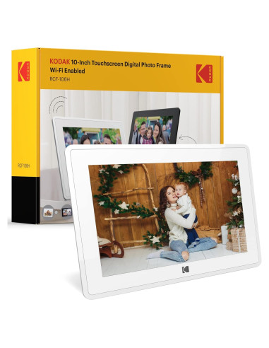 Marco de fotos digital Kodak 10.1" Wi-Fi 16GB HD Blanco