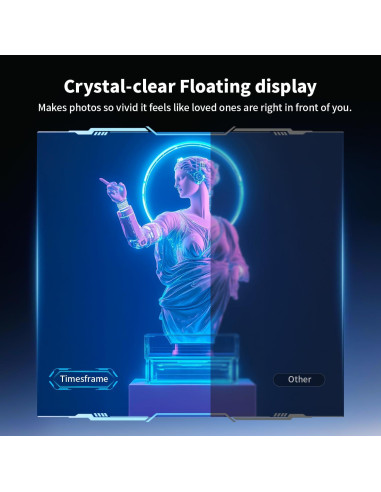 Divoom Times Frame - Marco Digital WiFi 10.1" HD 64GB Negro