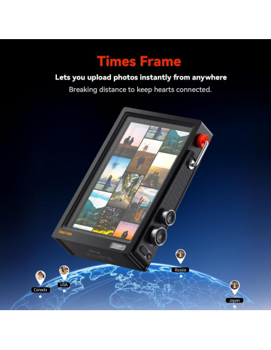 Divoom Times Frame - Marco Digital WiFi 10.1" HD 64GB Negro