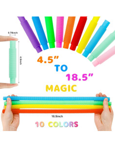Tuberías Pop Sensory - Paquete de 30 Juguetes Antiestrés 2