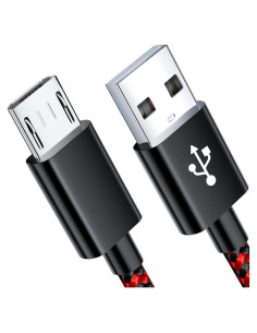 Cable Micro USB VOTY 1.83m Carga Rápida 2.4A para Android