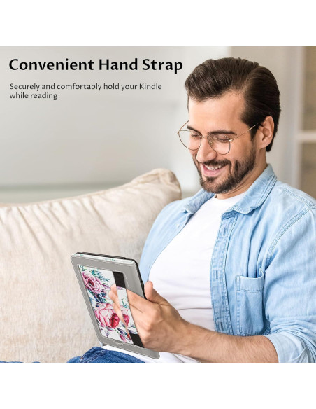 Funda VORI para Kindle Paperwhite 6" Cuero PU con Soporte