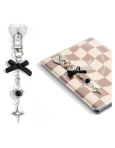 Cadenas de Encanto Kaciola para Kindle y E-Readers - Lazo Negro