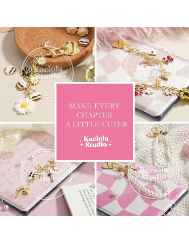 Cadenas de Encanto Kaciola para Kindle y E-Readers - Lazo Negro