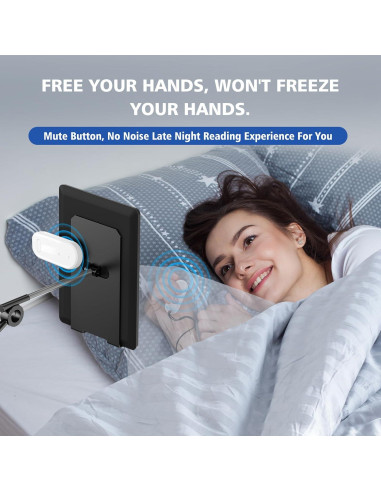 Pasador de Página Remoto DATAFY para Kindle Blanco - Compatible con Paperwhite y Oasis