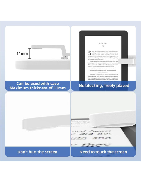 Pasador de Página Remoto DATAFY para Kindle Blanco - Compatible con Paperwhite y Oasis Pasador de Página Remoto DATAFY para Kindle Blanco - Compatible con Paperwhite y Oasis