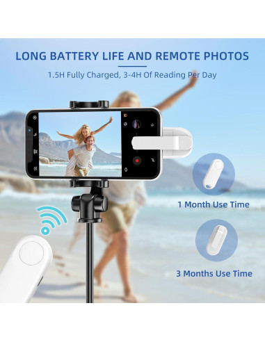 Pasador de Página Remoto DATAFY para Kindle Blanco - Compatible con Paperwhite y Oasis