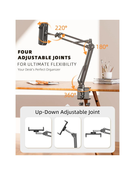 Soporte para Kindle con Control Remoto - Ajustable 360