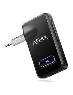 Adaptador Bluetooth APEKX BR19 para coche 3.5mm Hi-Fi