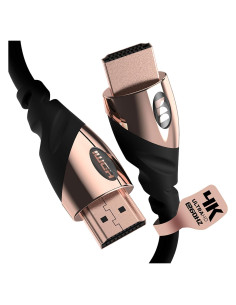 Cable HDMI Monster Rosa Oro 1.83 m 4K 60Hz Alta Velocidad