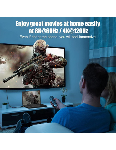 Cable HDMI 2.1 de fibra 8K 15.24m Dbilida 48Gbps