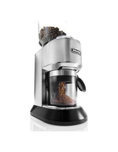 Molinillo de Café De'Longhi KG 521.M con Pantalla LCD Plata
