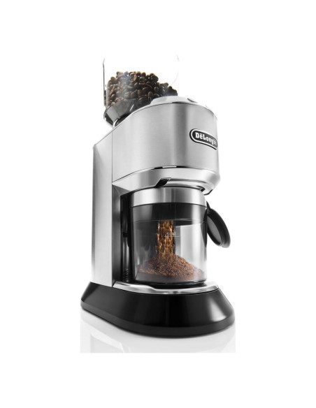 Molinillo de Café De'Longhi KG 521.M con Pantalla LCD Plata
