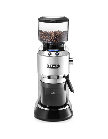Molinillo de Café De'Longhi KG 521.M con Pantalla LCD Plata