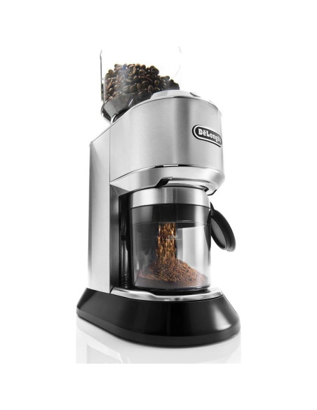 Molinillo de Café De'Longhi KG 521.M con Pantalla LCD Plata