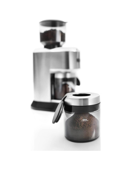 Molinillo de Café De'Longhi KG 521.M con Pantalla LCD Plata